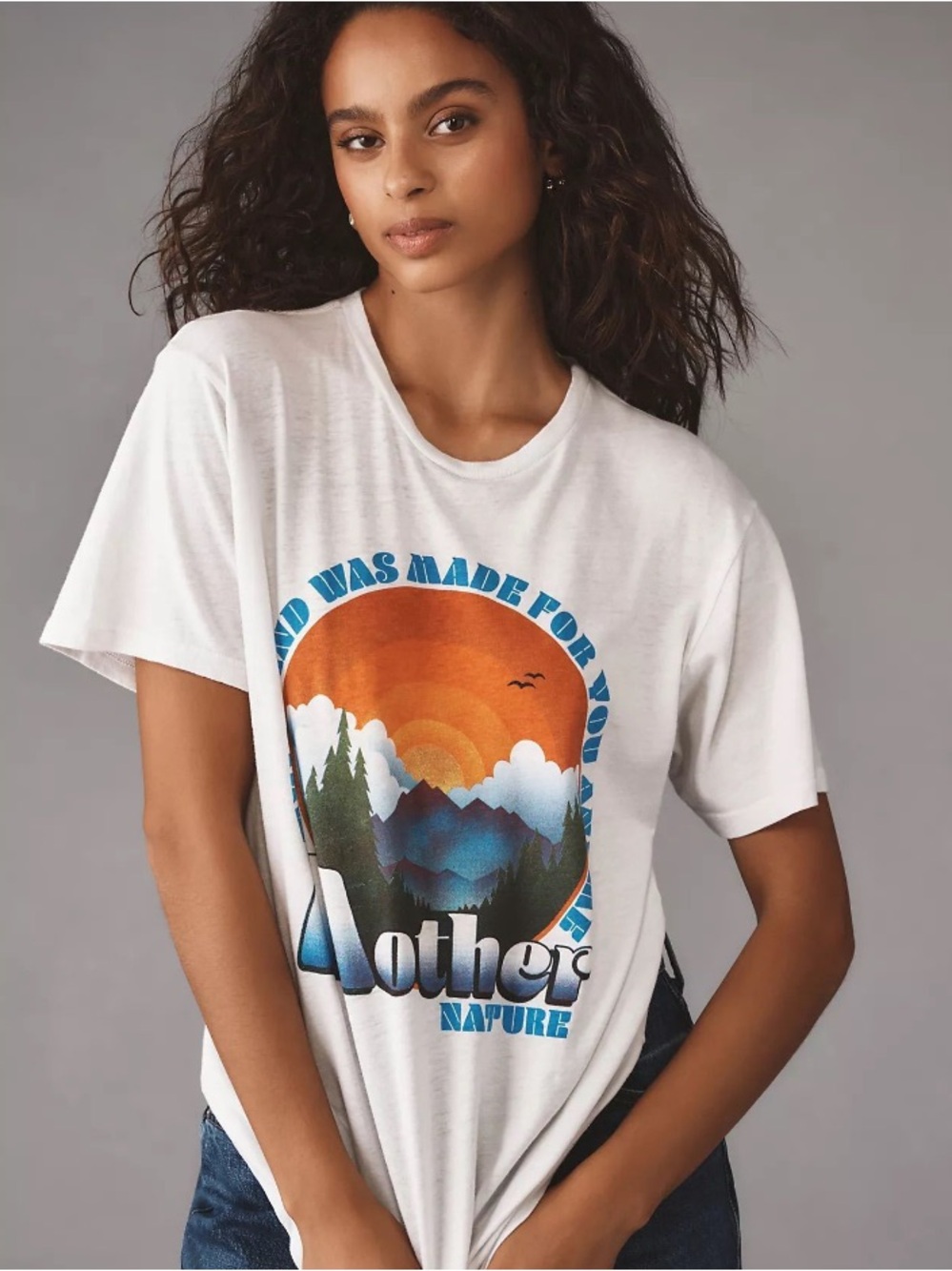 Mother The Rowdy You and Me Nature Tee NWT
